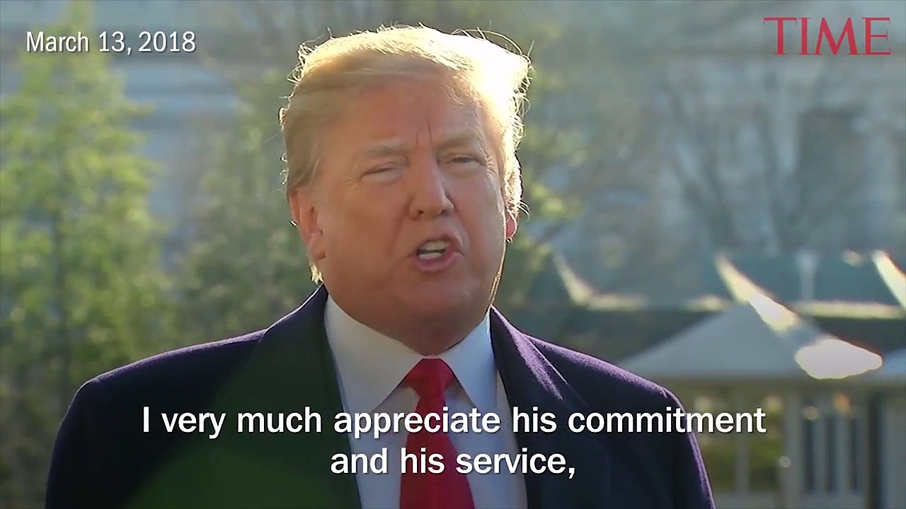 President Trump Fires Secretary Of State Rex Tillerson Ahead Of North Korea Negotiations _