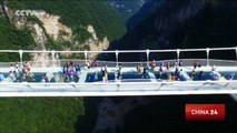 World's longest glass bridge re-opens in central China