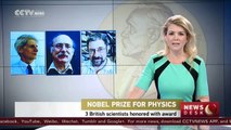 Three British scientists awarded Nobel Prize for Physics