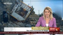 Syria conflict: New wave of airstrikes hit rebel-held Aleppo