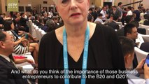 Exclusive video: Deborah Biber talks to CCTVNEWS at the B20 in Hangzhou