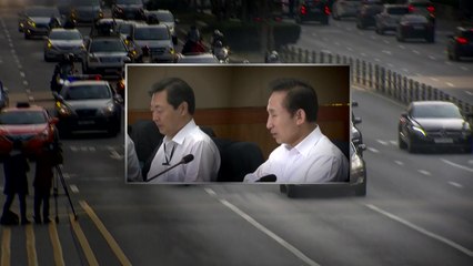 이 전 대통령 "정치 보복"...포토라인서 '대국민 입장' 발표 / YTN