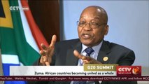 Interview: South African President Jacob Zuma discusses Africa's role in G20