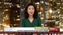 Syrian activists: Suspected chlorine gas used in Aleppo