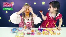 (장난감 toys)여러가지 액체괴물과 젤리괴물들 개봉기&섞기 liquid monster jelly play CherryCat ของเล่น đồ chơi mainan