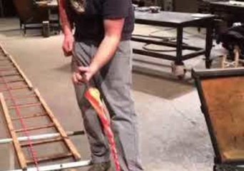 Glassmakers Demonstrate How to Create Candy Canes