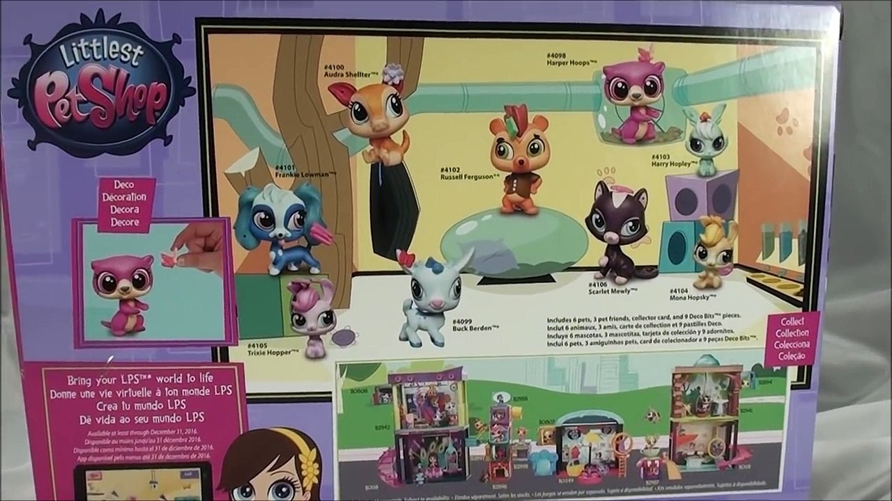 Littlest Pet Shop 9 PET SET PLAYTIME ADVENTURES walmart exclusive with TALIA SPOTSON GIRAFFE