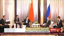 Premier Li meets with German Chancellor and Russia PM