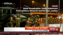 Turkey coup attempt: A look at how the events unfolded