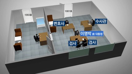 1년 만에 다시 1001호에서 전직 대통령 조사 / YTN