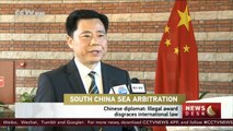 South China Sea arbitration: Chinese diplomat says illegal award disgraces international law