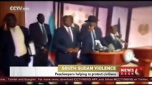 South Sudan violence: Peacekeepers helping to protect civilians