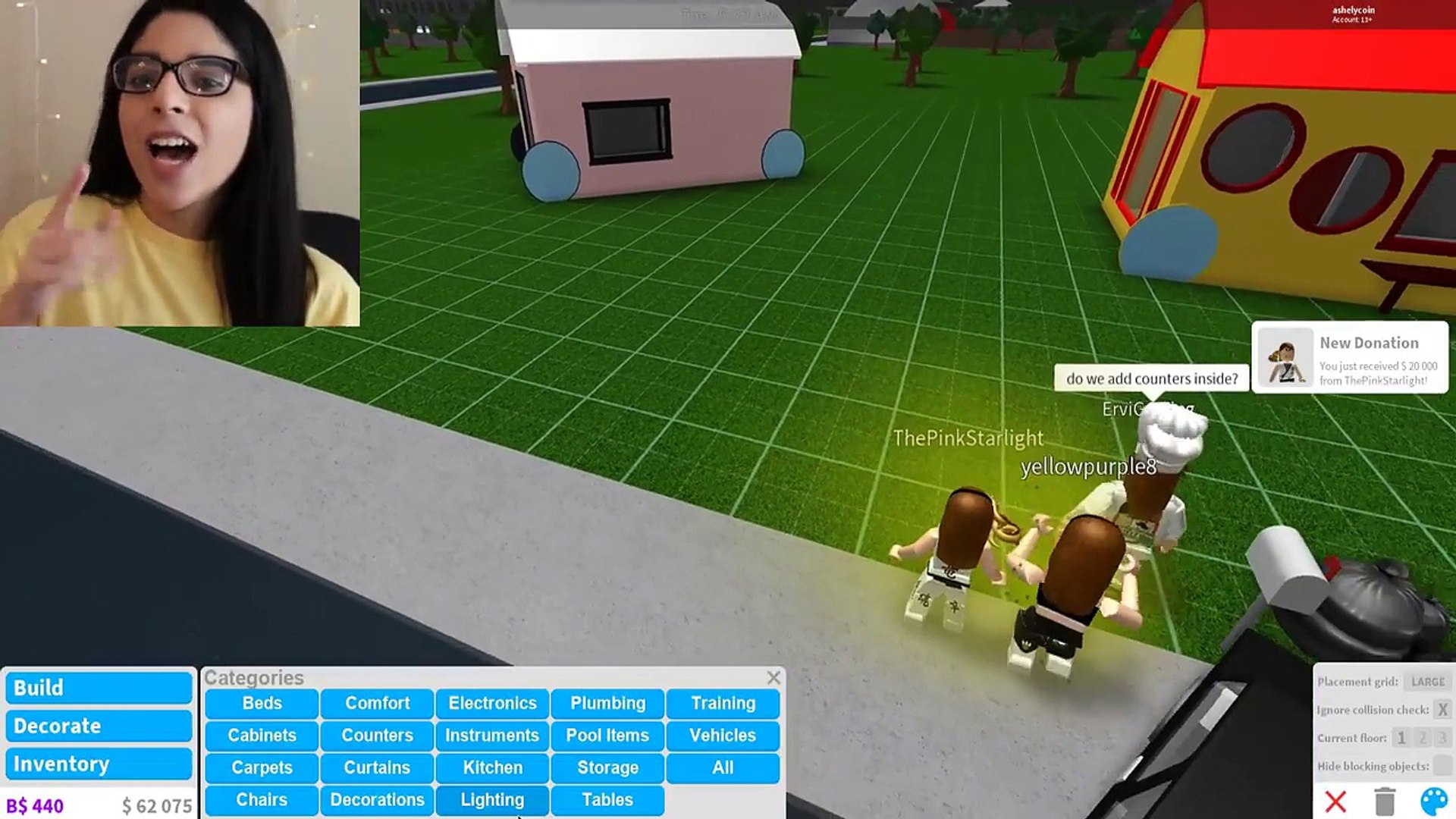 Gamer Girl Roblox Bloxburg House Tour