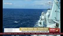 Chinese navy conducts combat drill in South China Sea