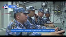 China holds military drills near the Xisha Islands in the South China Sea