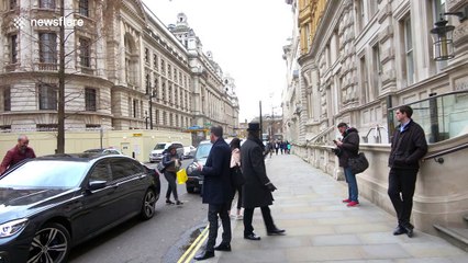 US actor Mindy Kaling returns from shopping ahead of Disney premiere