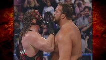 Kane & Big Show vs The Dudley Boyz w/ Stacy Keibler Tables Match (Kane Gets in Show's Face)! 1/24/02