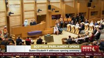 Queen Elizabeth II officially opens new session of Scottish parliament