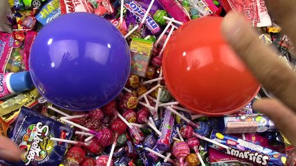 A lot of Balls A lot of New Candy A lot of Surprise Eggs - Learn Colors with Candy