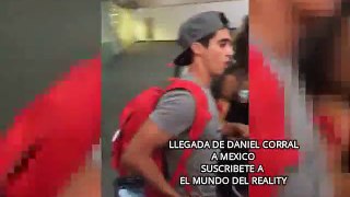 Llegada de Daniel Corral a Mexico desde Exatlon