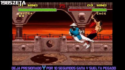 Mortal Kombat 2: Guía de  Movimientos Finales Raiden