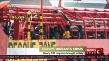 Nearly 900 migrants arrive in Italy after Mediterranean rescue