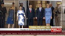 Polish President Andrzej Duda holds welcoming ceremony for Chinese President Xi Jinping