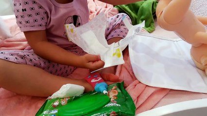 Cuidando da minha Baby Alive