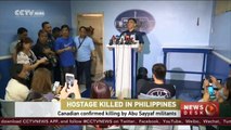 Canadian hostage killed by Abu Sayyaf militants in Philippines