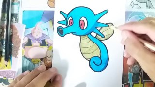 Como desenhar POKEMÓN  - HORSEA