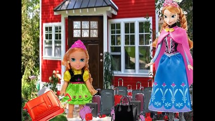 Annia and Elsia Toddlers Move To A New House #1 Elsya & Annya Adventures Disney Toys & Dolls Family