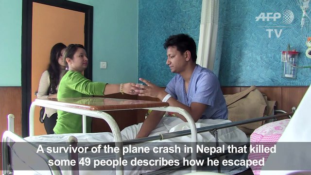 Nepal plane crash survivor describes escape from aircraft