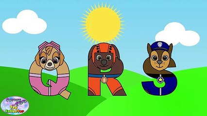 Paw Patrol ABC Song Nursery Rhymes Best Learning Videos For Kids Surprise Egg and Toy Collector SETC