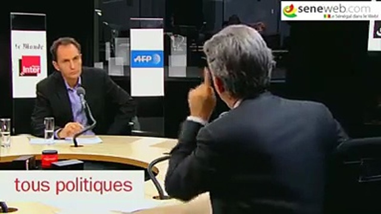 Mélenchon se lâche et critique la politique occidentale sur la situation de crise au Mali mais aussi sur l'Afrique