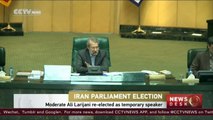 Moderate Larijani reelected as Iran parliament speaker