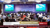 G20 Hangzhou summit: Municipal government briefs on final preparations