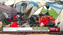 Greece dismantles largest refugee camps on border