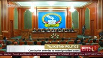 Tajikistan’s constitution amended to extend president's rule