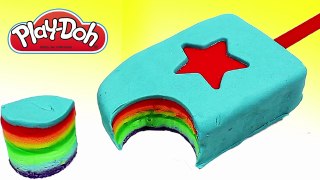 Play Doh - Make Rainbow Ice Cream Star Yummy