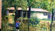 Woman Uses Art to Find Comfort Months After Hurricane Harvey Damaged Home