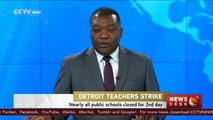 Detroit teachers strike: Nearly all public schools closed for second day