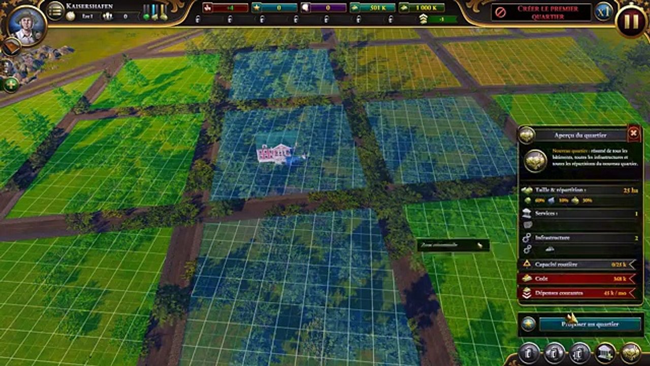 [FR] Urban Empire – Gameplay ép 1 – Lets play du city-builder teinté de politique Urban Empire