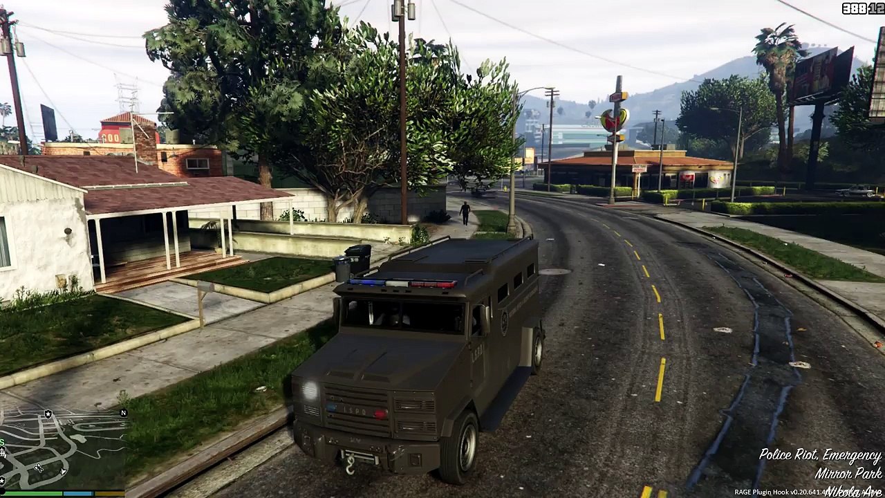 GTA 5 SWAT Team Patrol - LSPDFR 0.2b Police Mod #13