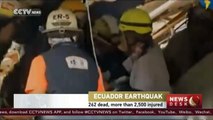 Ecuador quake: 262 dead, more than 2,500 injured