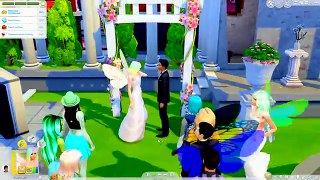 Getting Married - Wedding Day - Fairy Fantasy SIMS 4 Game Lets Play Dating Video Series Part 11