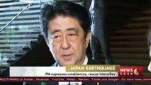 Japanese PM expresses condolences after earthquake