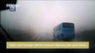 Dramatic dash-cam footage catches massive highway pile-up in China