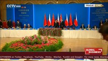China-Czech leaders talk business at roundtable meeting
