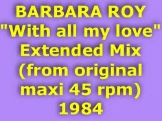 BARBARA ROY "With all my love" Maxi 45 rpm