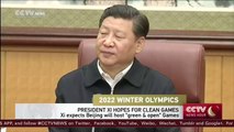 2022 Winter Olympics: President Xi expects Beijing to host “green & open” Games
